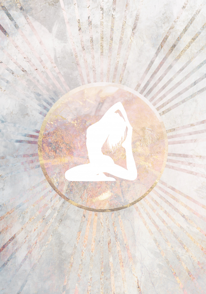 Sun Boho Yoga Marble 2 von Sarah Manovski