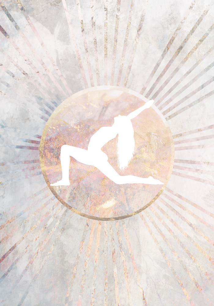 Sun Boho Yoga Marble 3 von Sarah Manovski