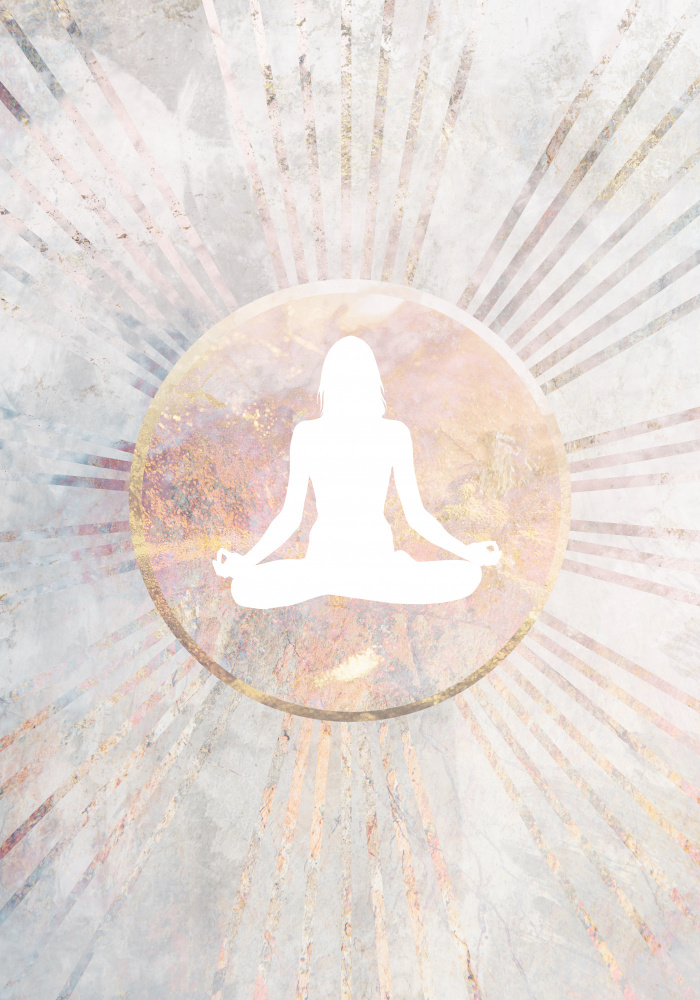 Sun Boho Yoga Marble 4 von Sarah Manovski