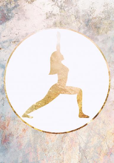 Yoga gold marble 3