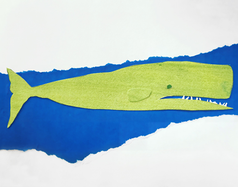 whale von Sarah Thompson-Engels