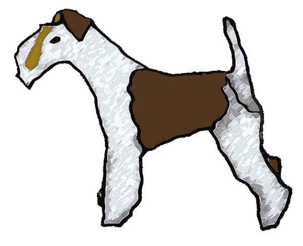 Fox terrier von Sarah Thompson-Engels