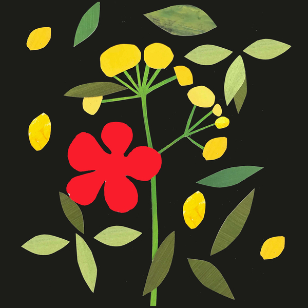 petals and leaves von Sarah Thompson-Engels