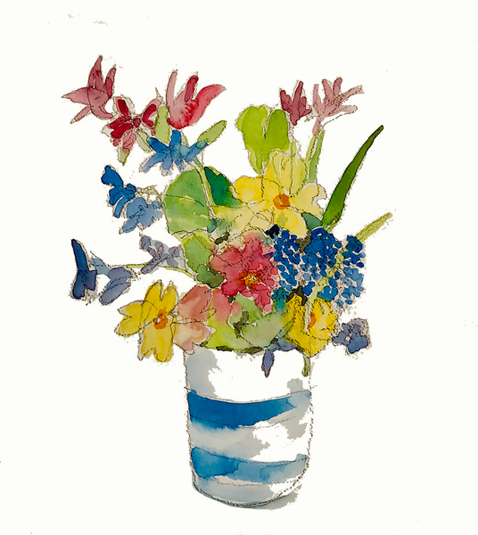 posy of flowers von Sarah Thompson-Engels