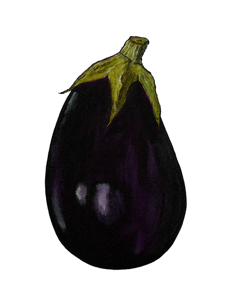 Purple aubergine von Sarah Thompson-Engels