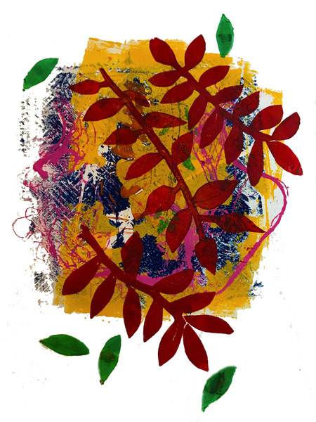 Red leaves von Sarah Thompson-Engels