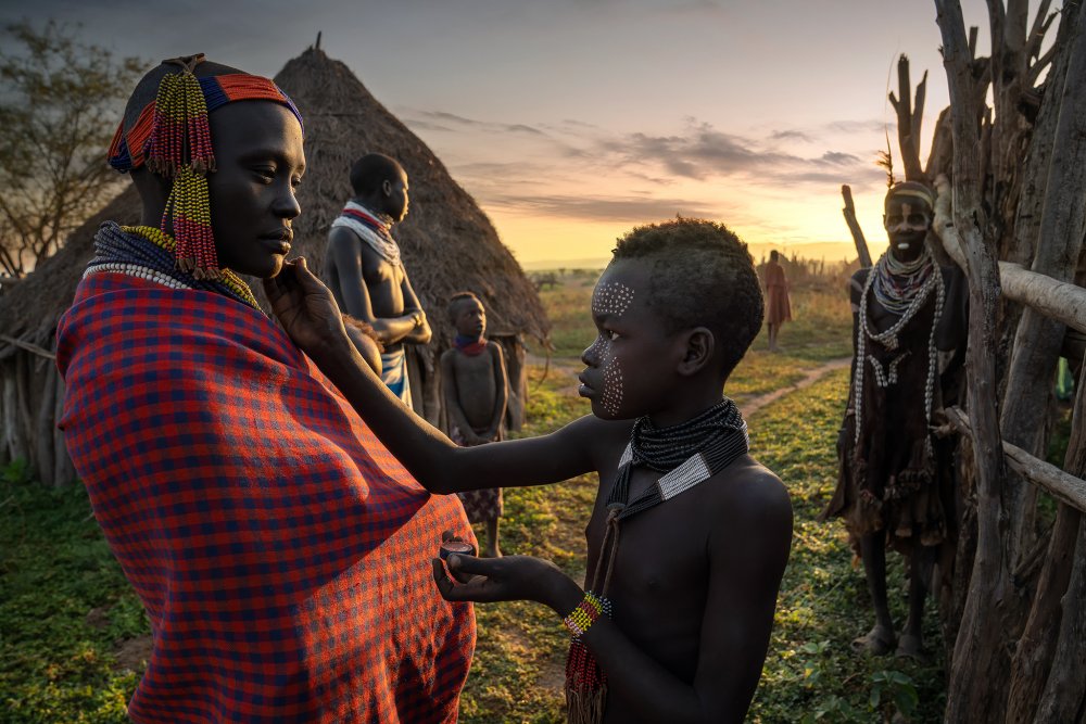 Ethiopian Karo tribes von Sarawut Intarob