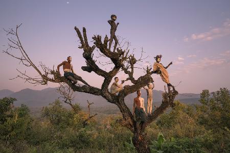 Ethiopian Suri tribes