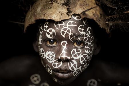 Ethiopian Suri tribes