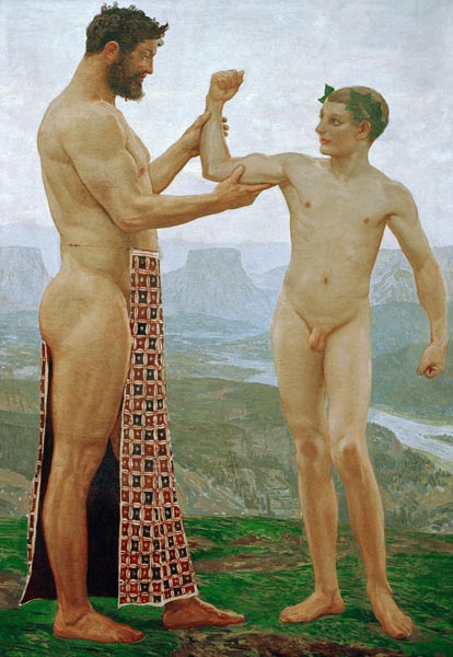 Werdende Kraft von Sascha Schneider