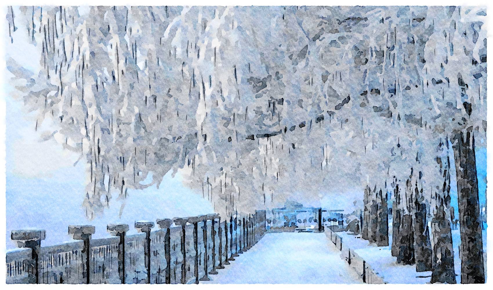 Winterpromenade von Saskia Ben Jemaa