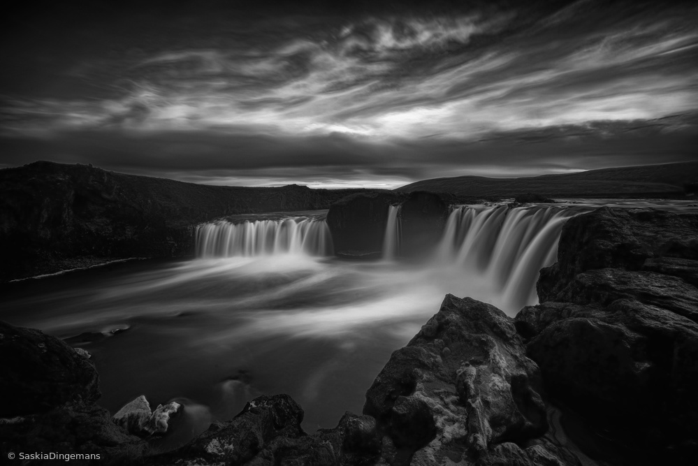 Dramatic Godafoss von Saskia Dingemans