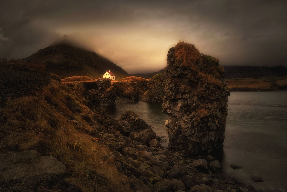 Frozen in Autumn . Anarstapi . von Saskia Dingemans