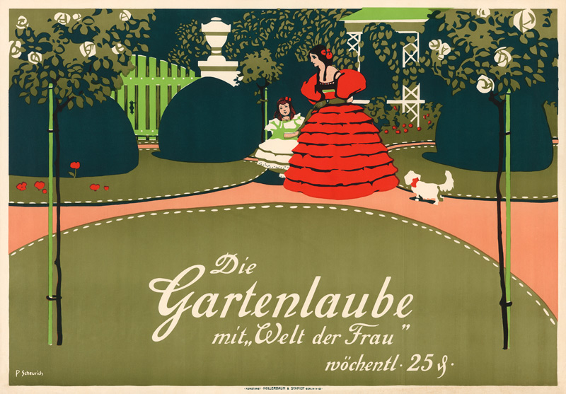 Die Gartenlaube mit 'Welt der Frau' von Scheurich Paul