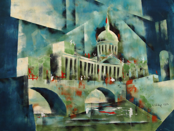 Kasaner Kathedrale in Petersburg von Hannelore Schleyer