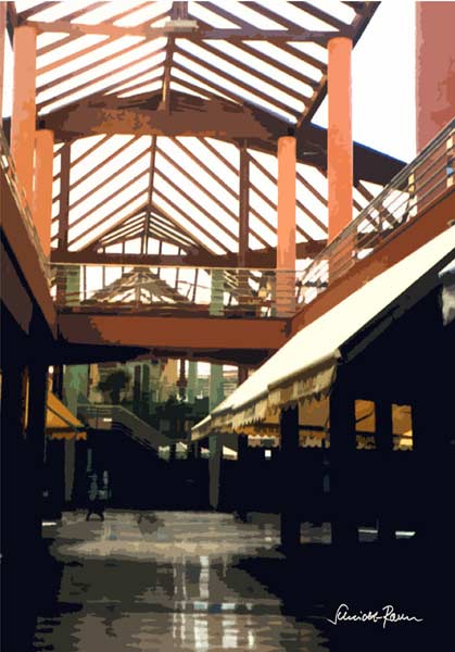 Einkaufszentrum von Jürgen Schmidt-Raven