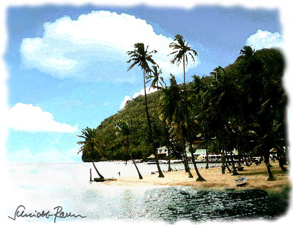 Marigo B mit Wolken von Jürgen Schmidt-Raven