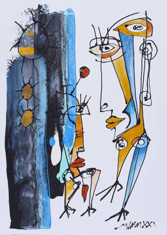 \" Josh in Konversation II \" von Julius