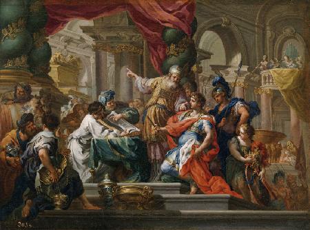 Alexander der Grosse im Tempel zu Jerusalem