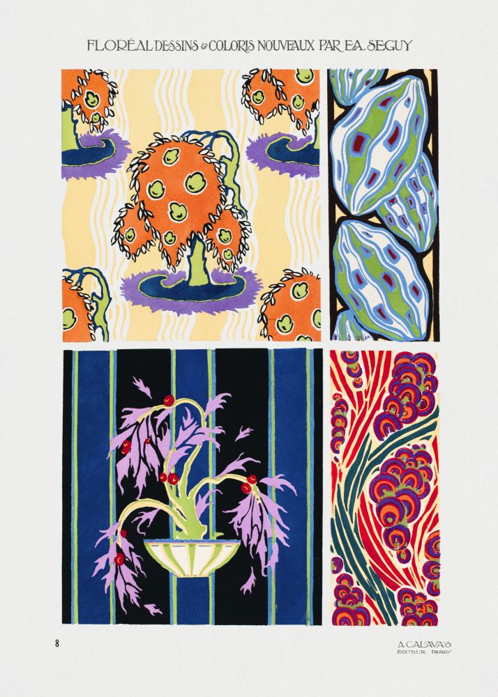 Pattern 08 von Émile-Allain Seguy