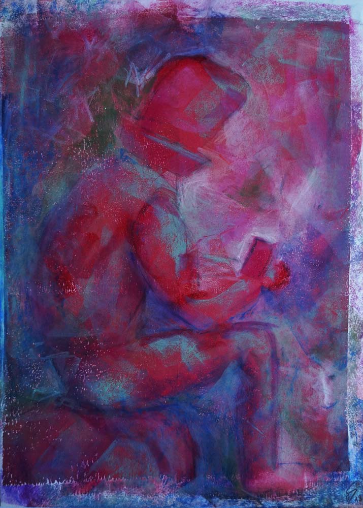 Handyman in Rot von Eva Seltmann-Reinig