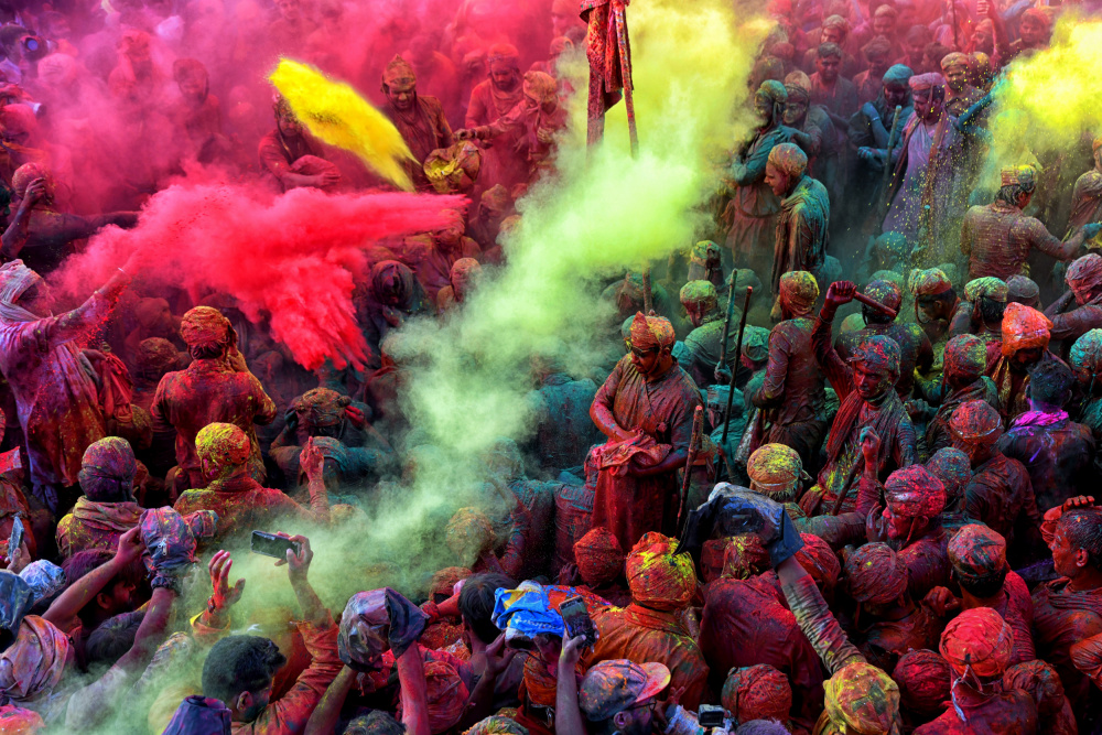 Colourful Holi von Shaibal Nandi