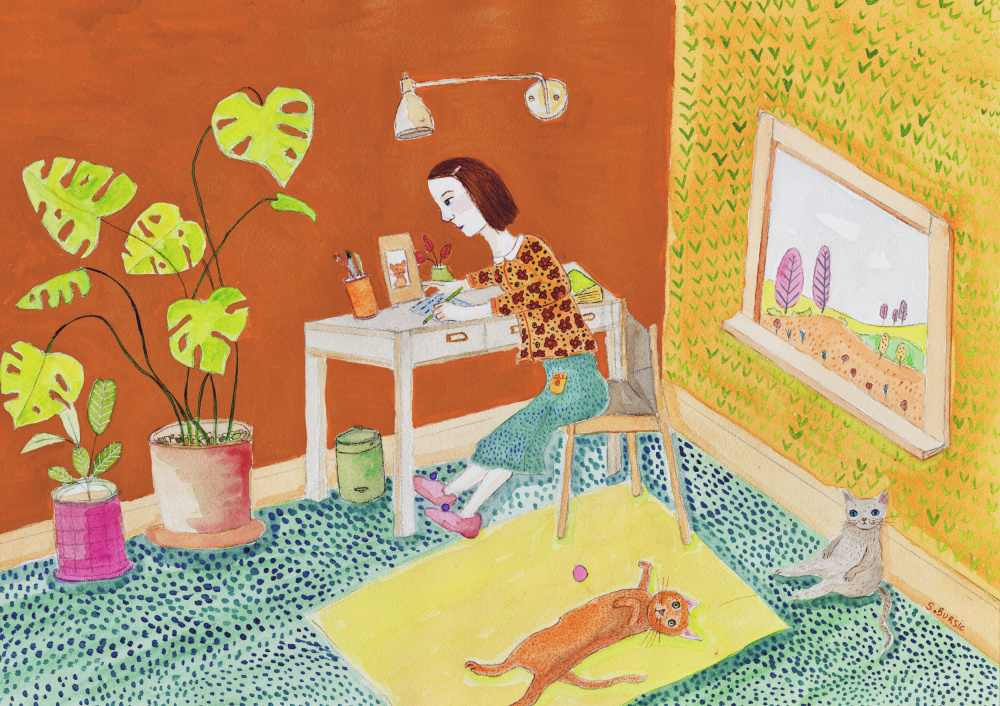 Life with Cats von Sharyn Bursic