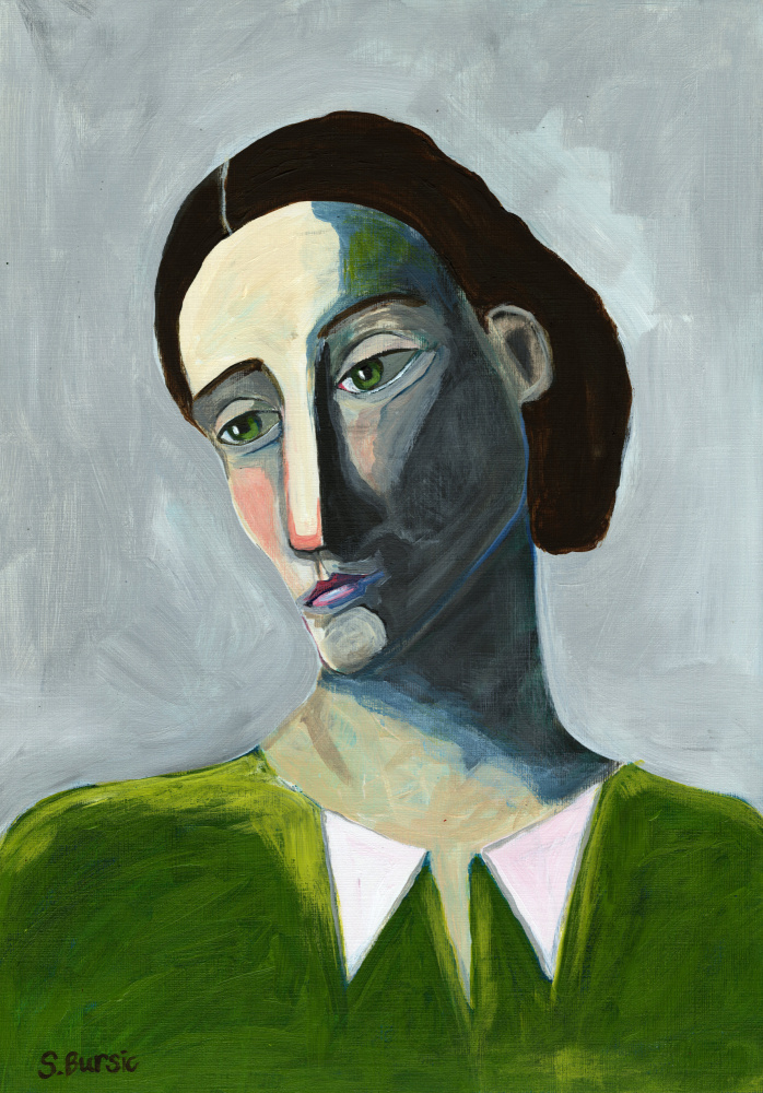 Waiting Woman von Sharyn Bursic