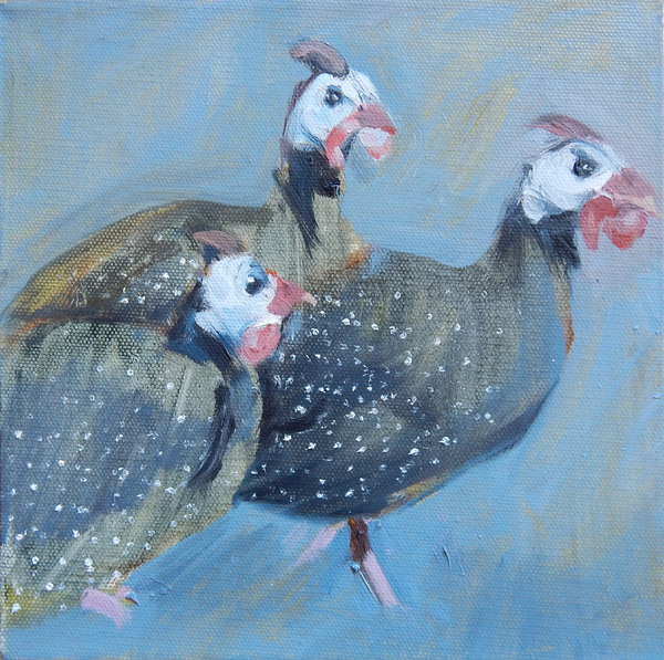 Guinea Fowl One von Sheri Gee