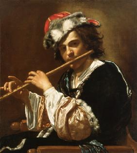 Der Flötenspieler.
