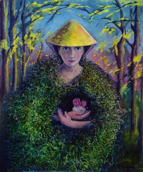 Brighid of the Green Mantle von Silvia  Pastore