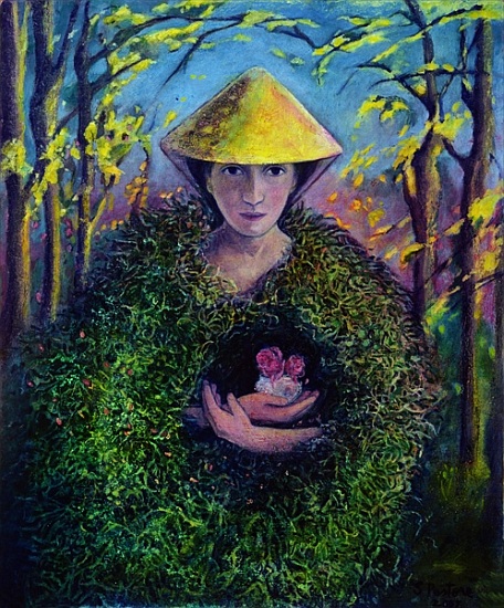 Brighid of the Green Mantle von Silvia  Pastore