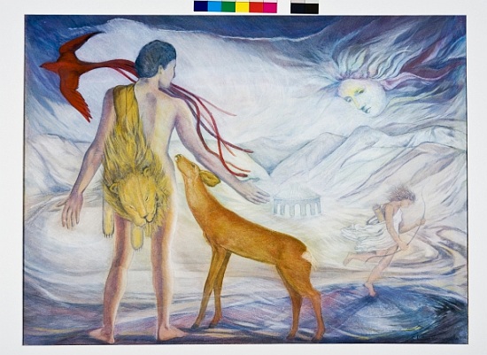 Hercules and the Golden Hind von Silvia  Pastore