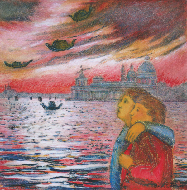 Reverie, 2006 (pastel on paper)  von Silvia  Pastore