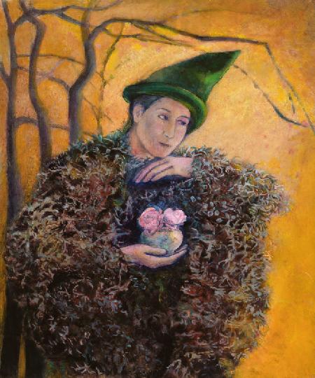 The Keeper of the Roses, 2003 (oil on gesso panel) 