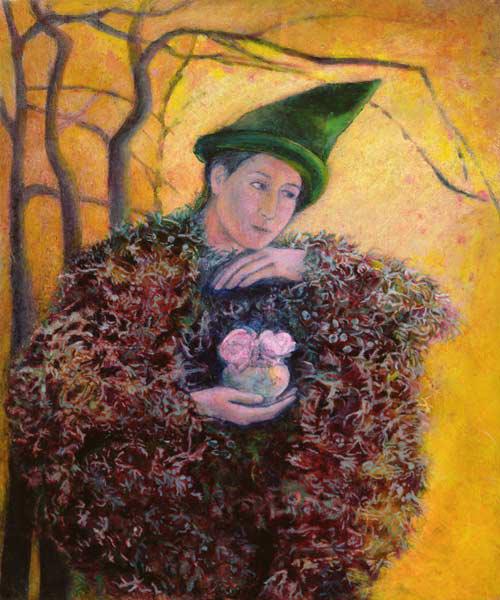The Keeper of the Roses, 2003 (oil on gesso panel) 