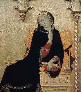 Die Verkündigung an Maria (Ausschnitt, nach der Restaurierung 2001)