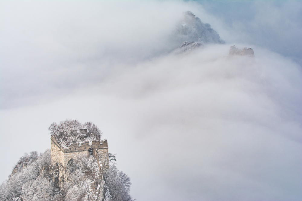The Great Wall in winter von Simoon