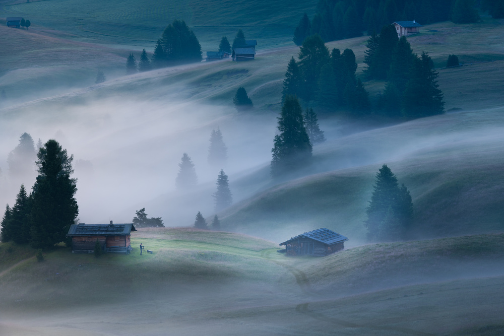 Photographer in fog von Simoon