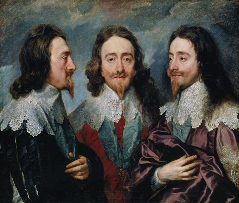 Porträt Karl des I., König von England (1600-1649) von Sir Anthonis van Dyck