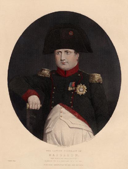 Das letzte Porträt von Napoleon an Bord der Bellerophon