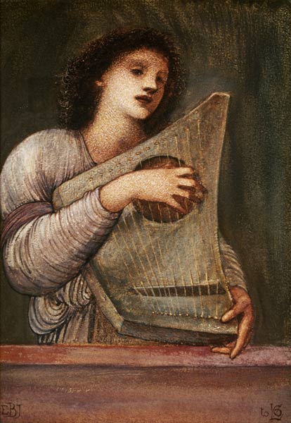 Musikantin von Sir Edward Burne-Jones