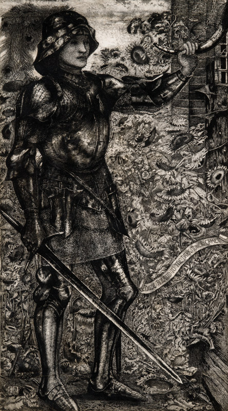 'Childe Roland to the Dark Tower Came', 1861 von Sir Edward Burne-Jones