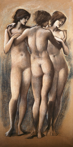 The Three Graces von Sir Edward Burne-Jones