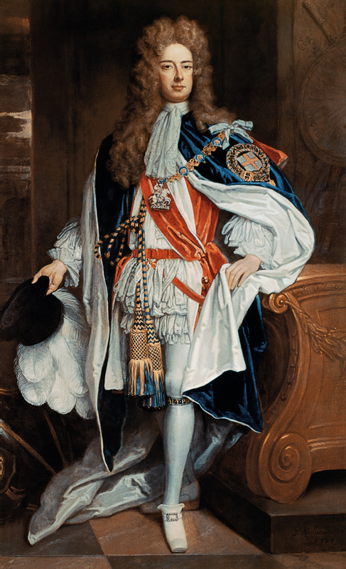 The Duke of Marlborough in Garter Robes von Sir Godfrey Kneller