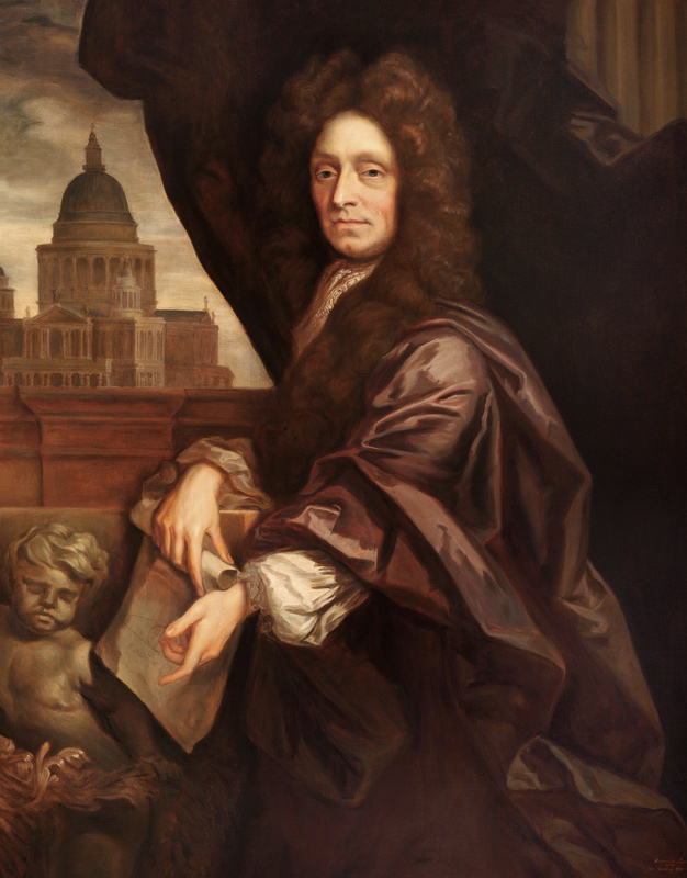 Sir Christopher Wren von Sir Godfrey Kneller