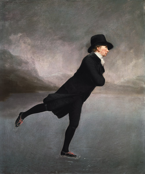 Pfarrer Robert Walker beim Eislaufen auf dem Duddingston Loch von Sir Henry Raeburn
