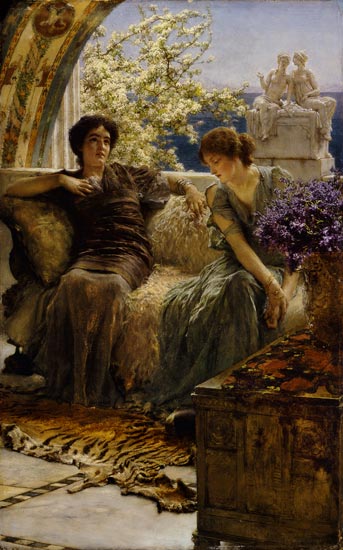 Unwelcome Confidences von Sir Lawrence Alma-Tadema