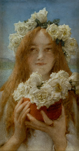 Summer Offering von Sir Lawrence Alma-Tadema