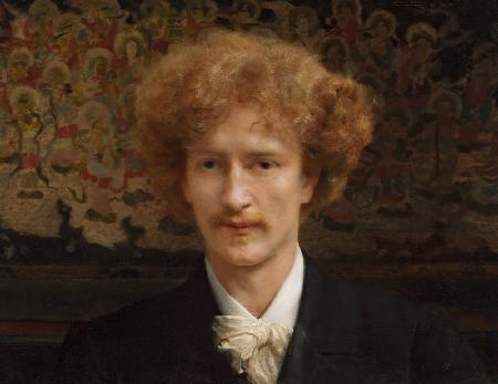 Porträt von Pianist, Komponist und Politiker Ignacy Jan Paderewski